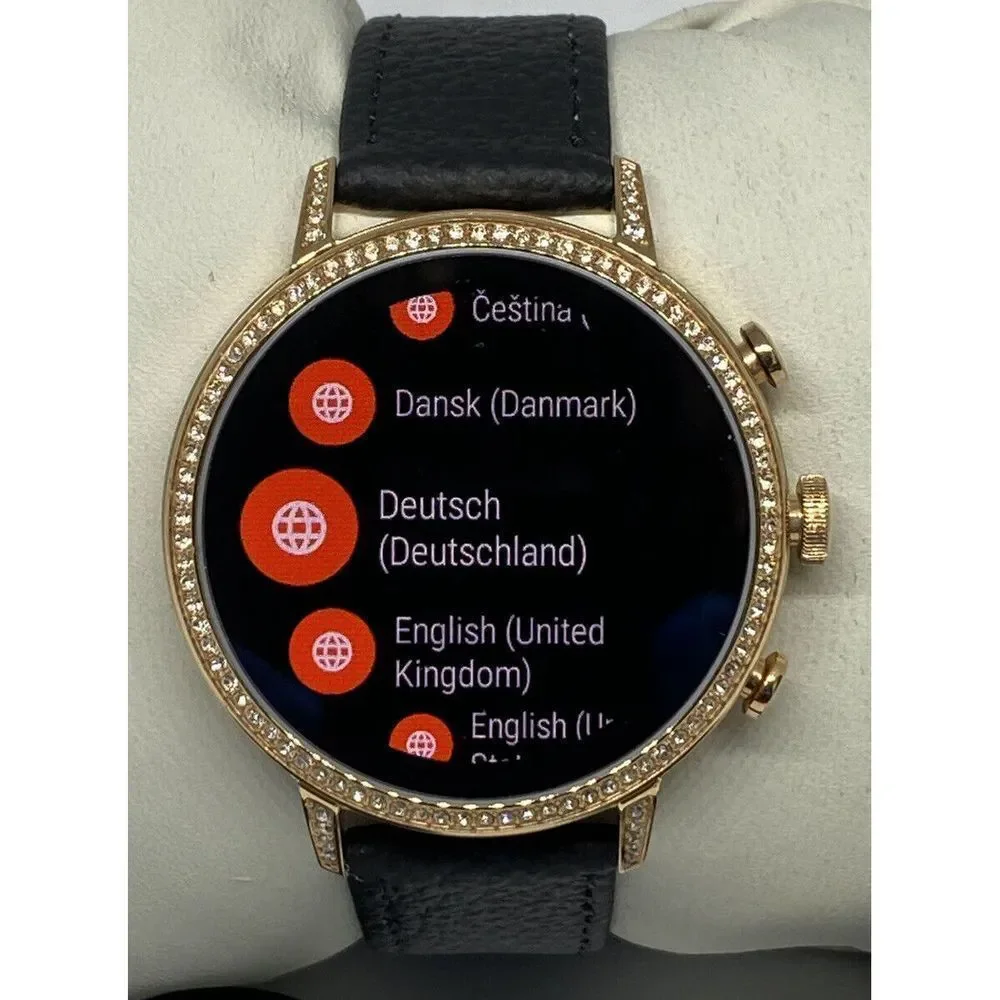 Fossil Gen 4 Authentic Digital Dial Smart Watch Custom Band FTW6011 DC508